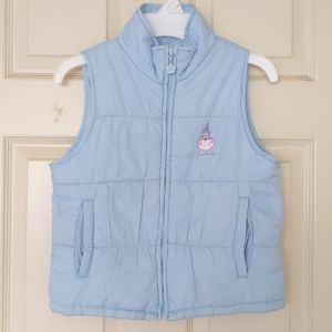 Girl's quilted vest.